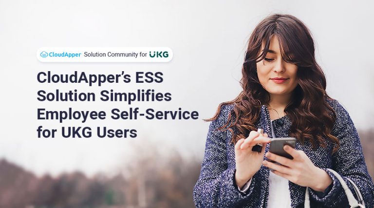 Employee Self Service Solution For Ukg Customers By Cloudapper