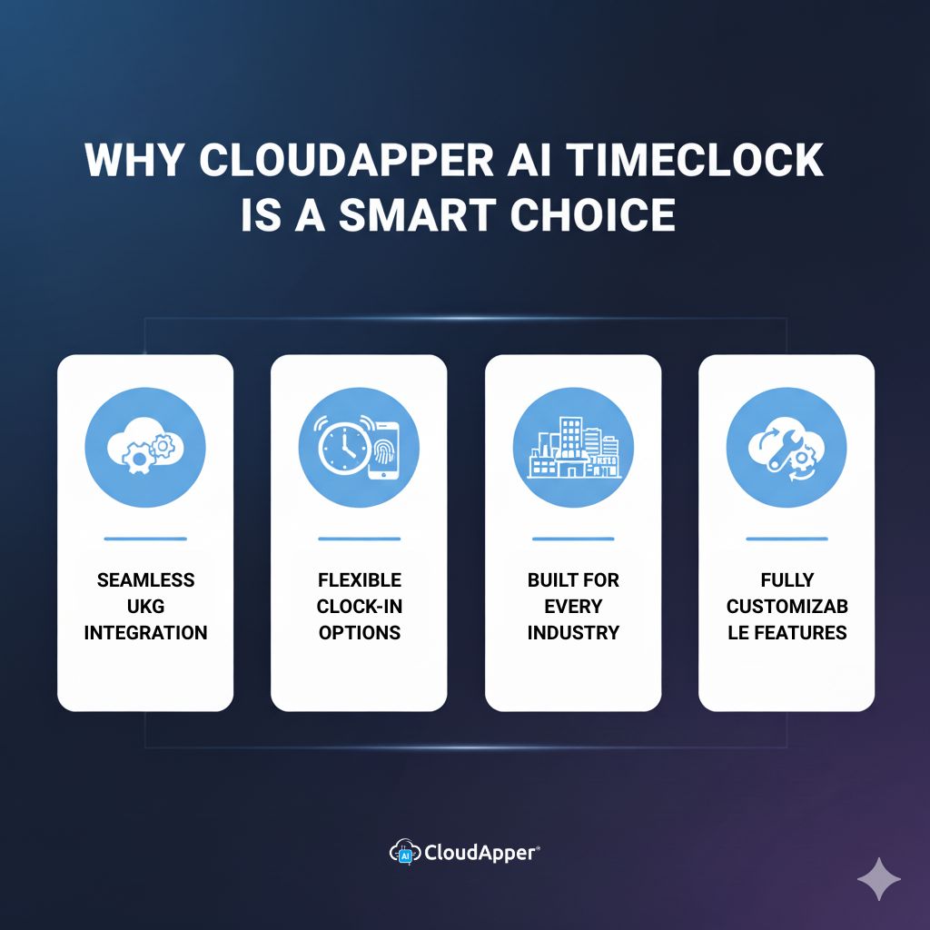 Why CloudApper AI TimeClock is a Smart Choice