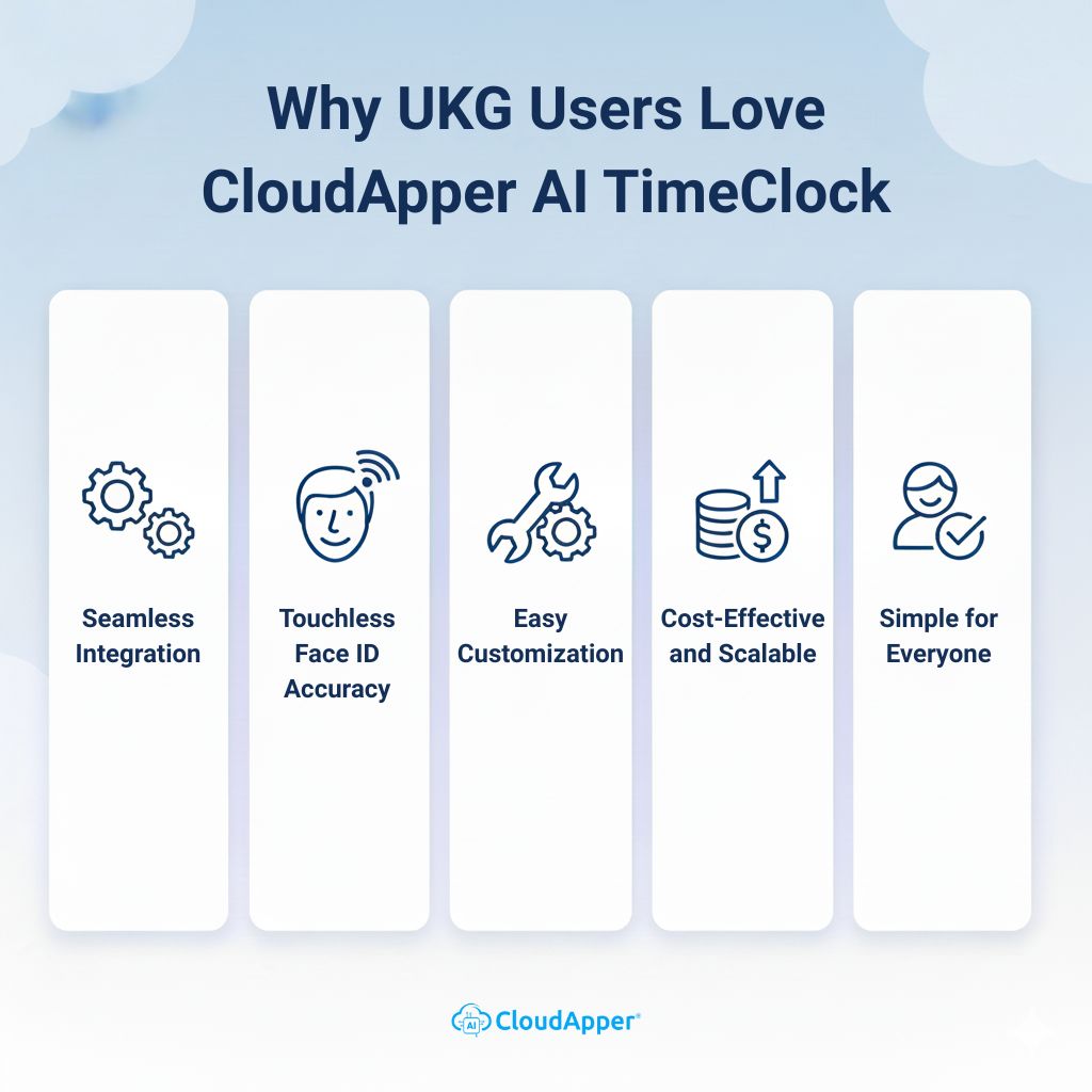 Why UKG Users Love CloudApper AI TimeClock