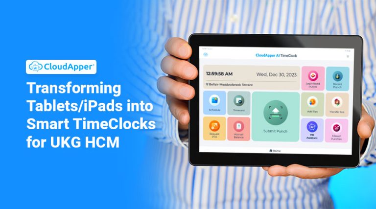 Transforming Tablets/iPads into Smart TimeClocks for UKG HCM - UKG Partner