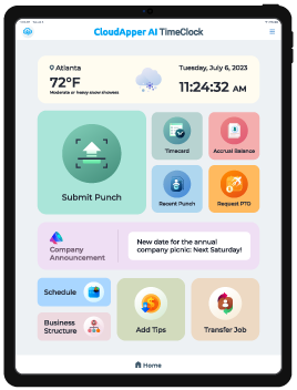 New UKG Ready Time Clock for iPad/Tablet Devices