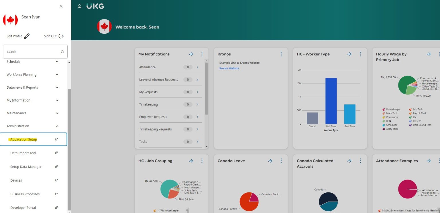 How To Add Embedded Content Custom Tiles In Kronos UKG Pro WFM 