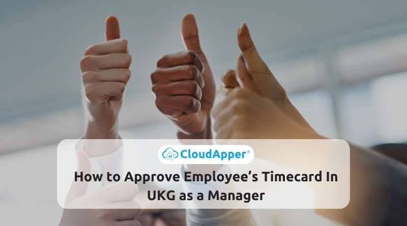 How to Approve Employee’s Timecard
