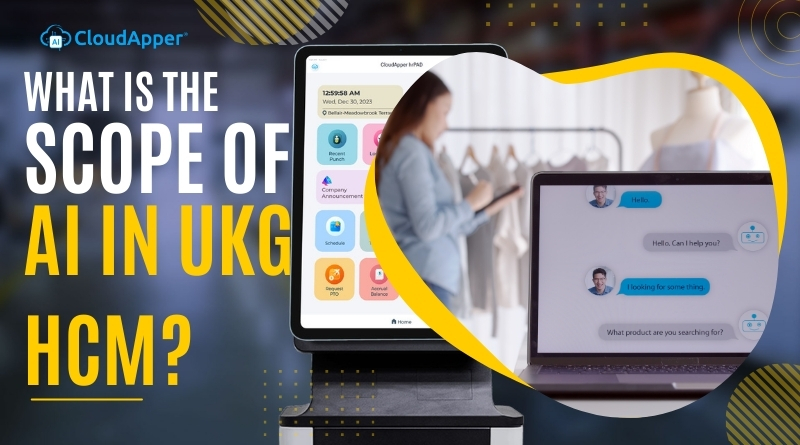 What is the scope of AI in UKG HCM?