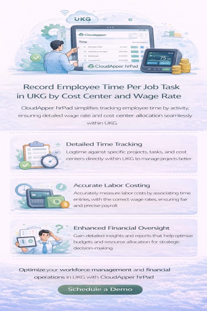 Record Employee Time Per Job Task in UKG Ready & Pro WFM