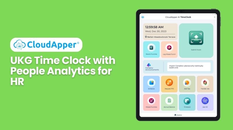 UKG Time Clock with People Analytics for HR