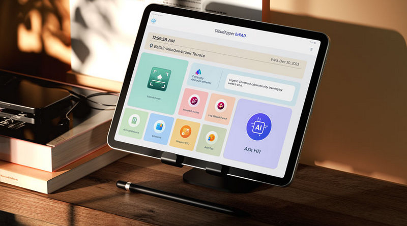 CloudApper-hrPad-in-action
