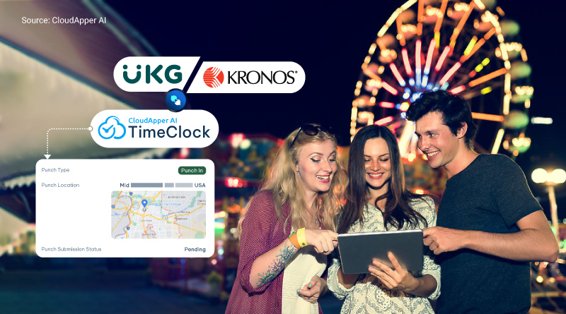 Amusement Park Streamlines Operations by 90% with CloudApper’s Geofencing-Based UKG/Kronos Time Clock