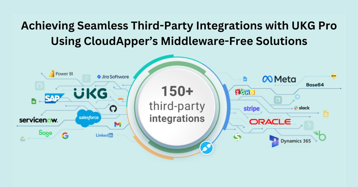 Achieving Seamless Third-Party Integrations with UKG Pro Using CloudApper’s Middleware-Free Solutions