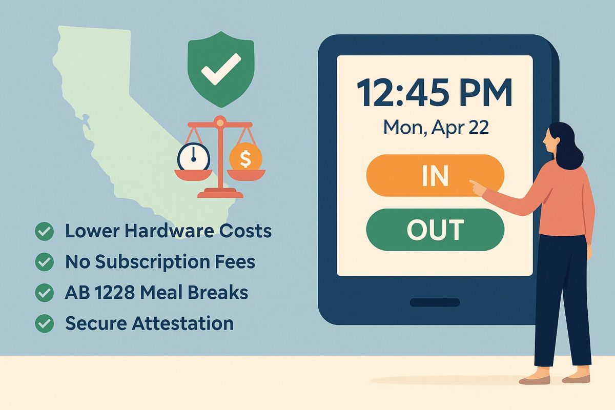 How California UKG Customers Can Save Big on Time Clock Costs While Meeting Compliance Requirements