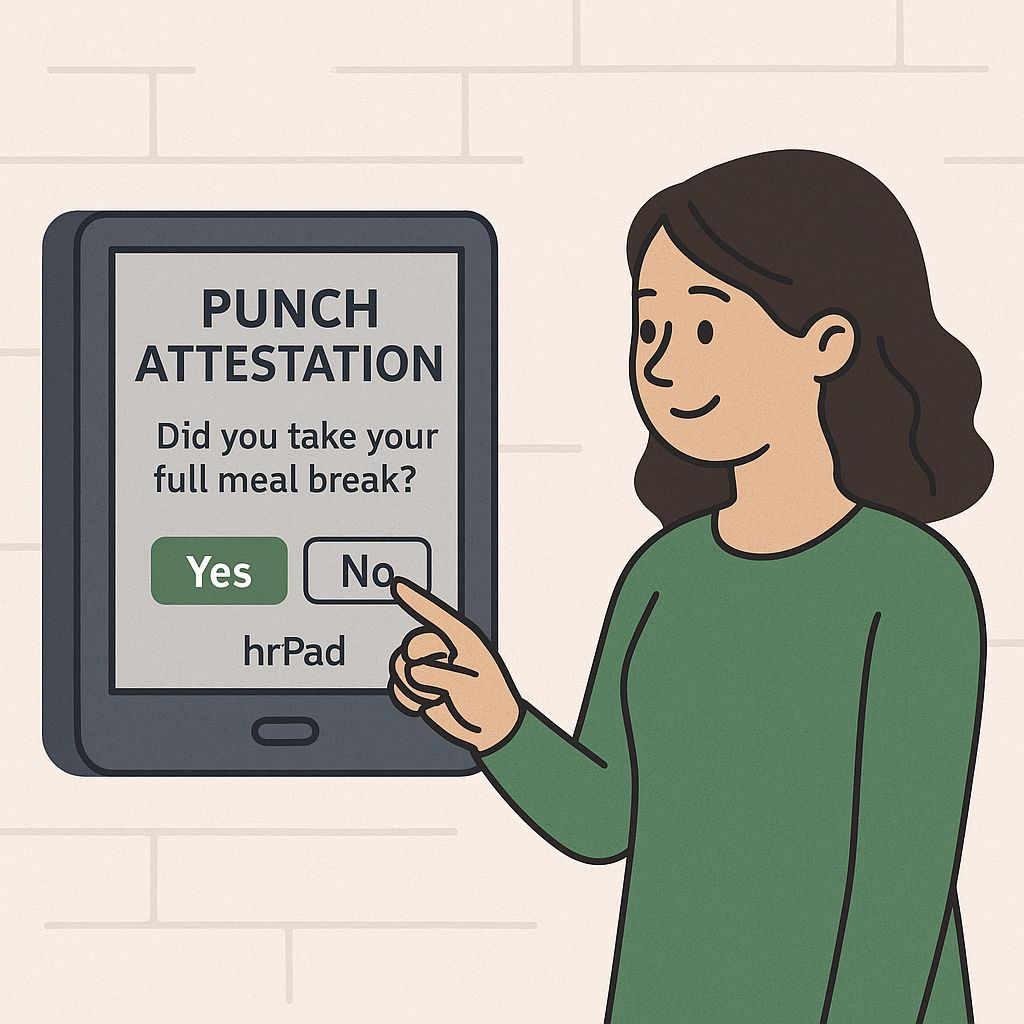 A Simple Fix for missed punch with attestation