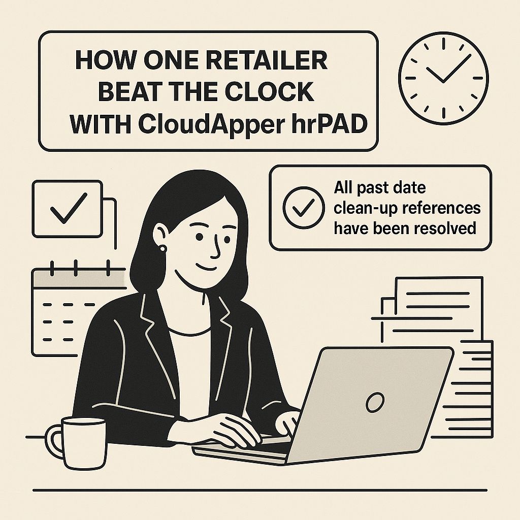 How One Retailer Beat the Clock with CloudApper hrPad