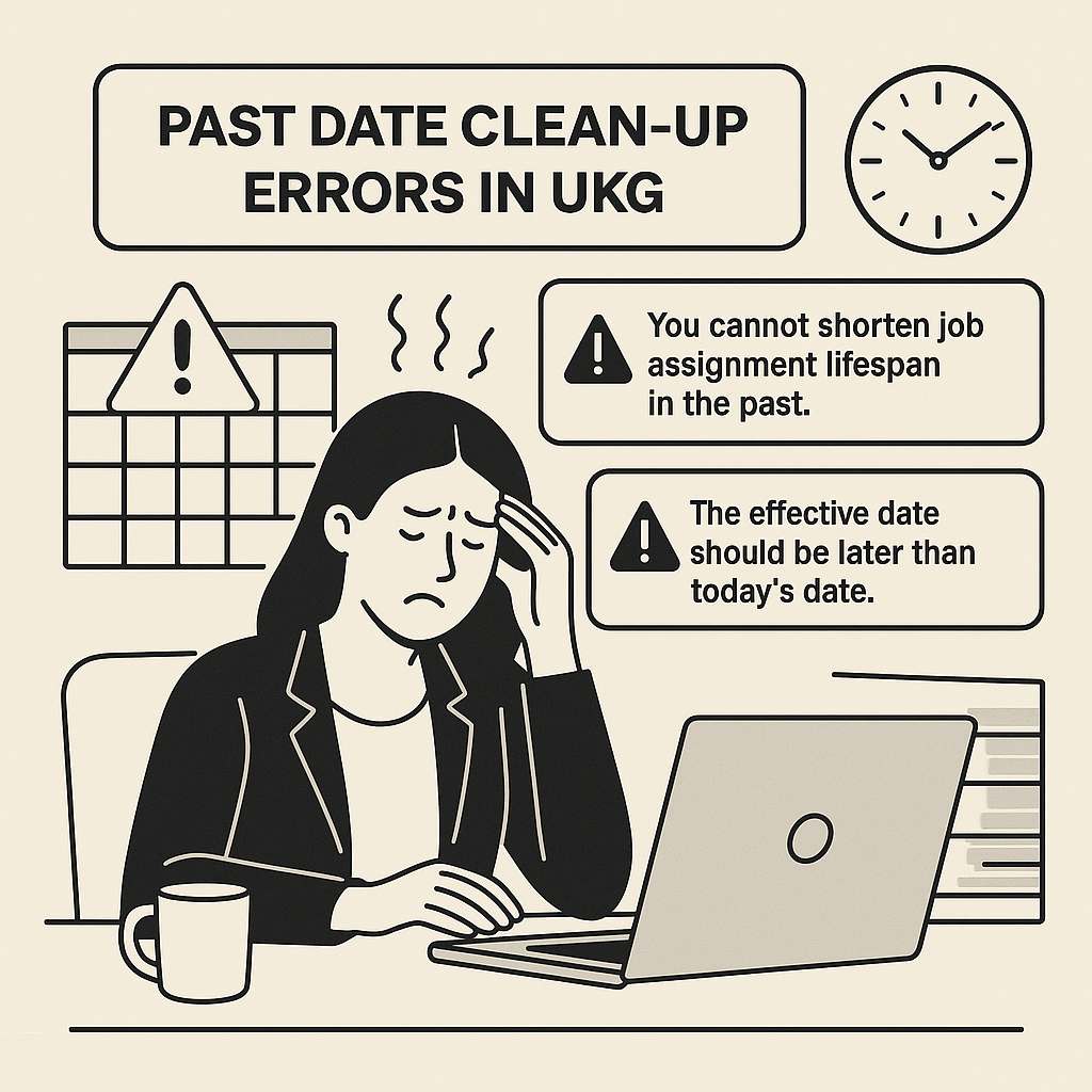 Past Date Clean-Up Errors in UKG