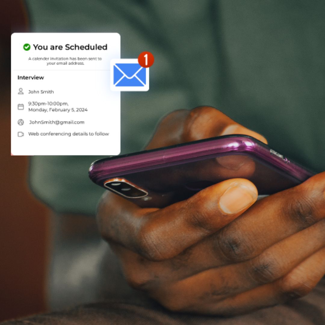 A frontline worker applying through sms that goes into the ukg workflow