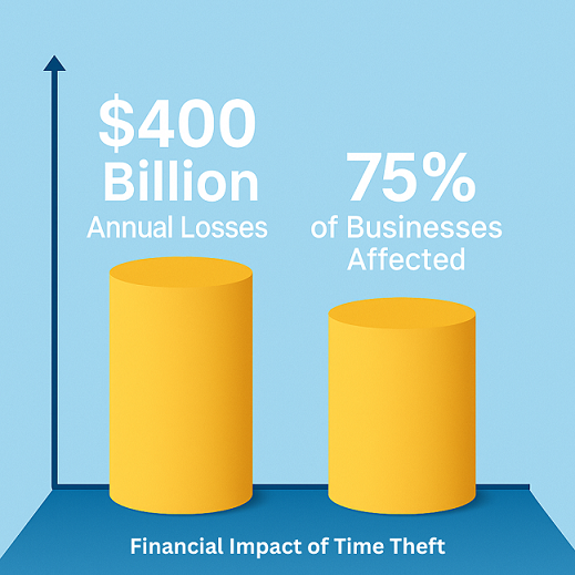 Time Theft Statistics in Retail - Annual Business Losses and Impact