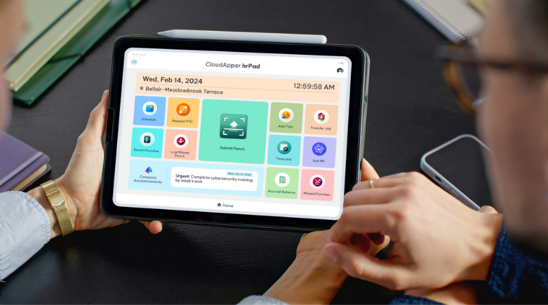 UKG time-off management kiosk