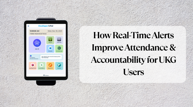 How Real-Time Alerts Improve Attendance & Accountability for UKG Users