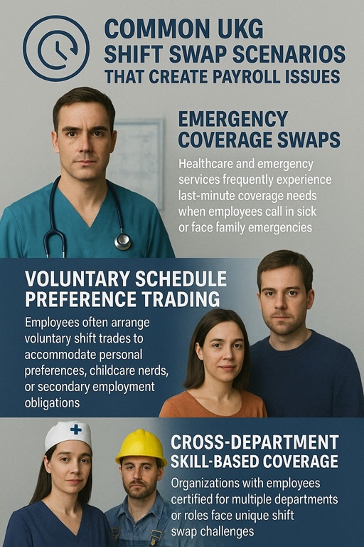 Common UKG Shift Swap Scenarios That Create Payroll Issues 