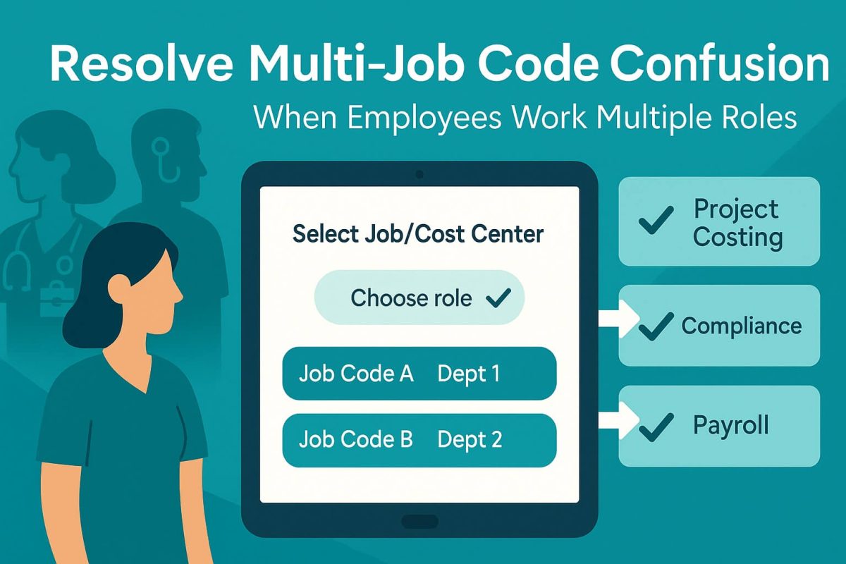 How To Resolve Multi-Job Code Confusion in UKG When Employees Work Multiple Roles