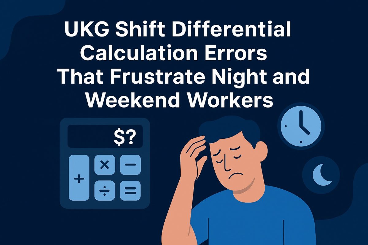 UKG Shift Differential Calculation Errors That Frustrate Night and Weekend Workers