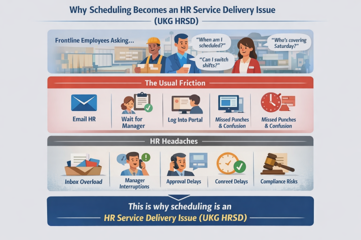 Why Scheduling Becomes an HR Service Delivery Problem