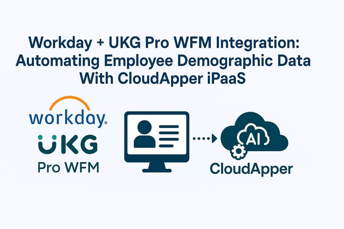 Workday + UKG Pro WFM Integration: Automating Employee Demographic Data With CloudApper iPaaS