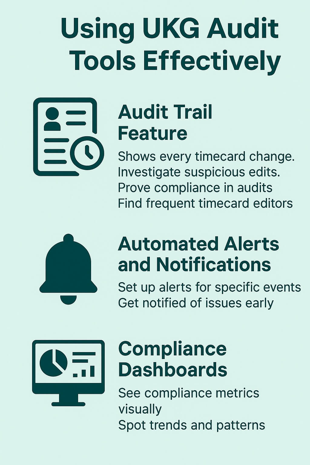 Using UKG Audit Add-On Tools Effectively