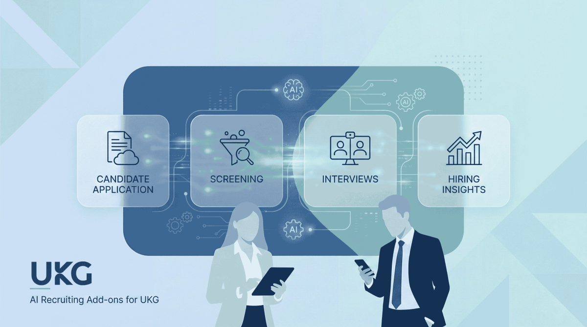 AI recruiting add-ons for UKG extending enterprise hiring workflows with AI