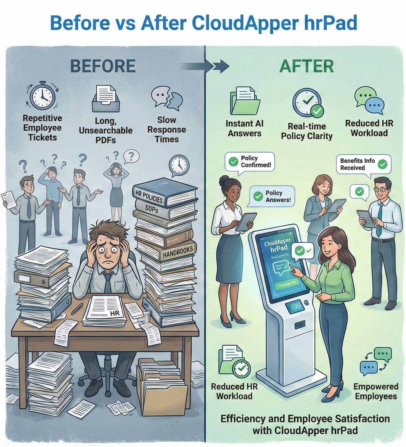 HR Policy RAG with CloudApper Purpose Built for UKG