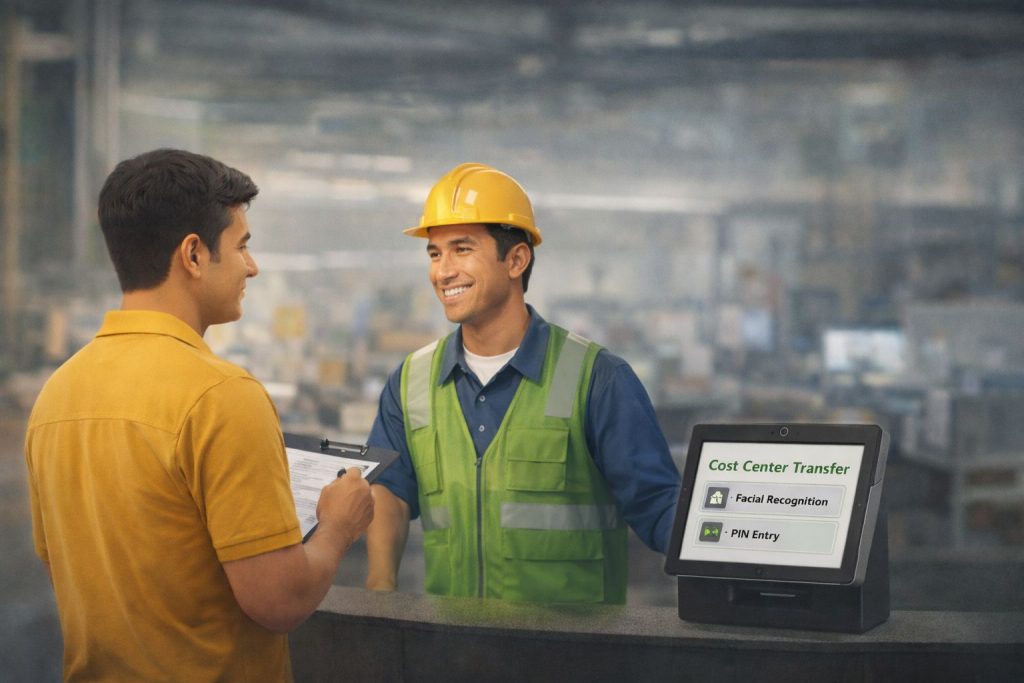 Mid-Shift Cost Center Flexibility in UKG with CloudApper hrPad