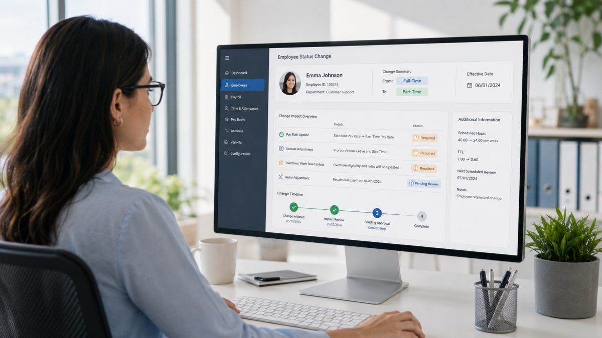 How to Handle Pay Rule Changes After an Employee Type Switch in UKG