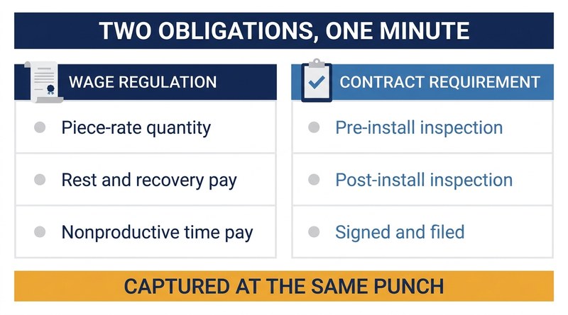 California wage regulation and general contractor documentation requirements