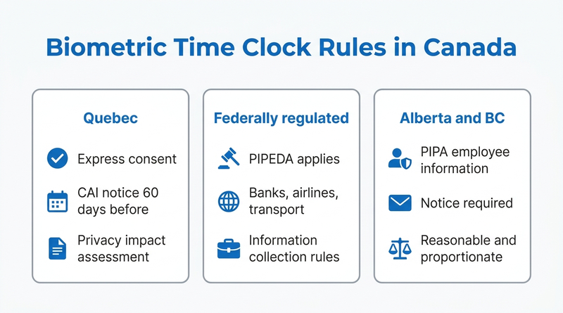 Canadian biometric privacy rules by province