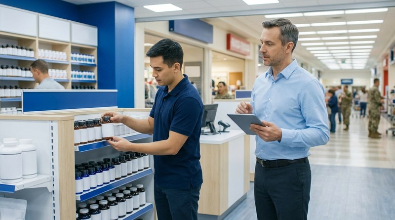 Health and welfare pay for retail staff on military installations