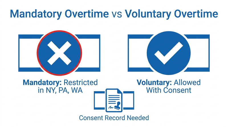 States restricting mandatory overtime for nurses