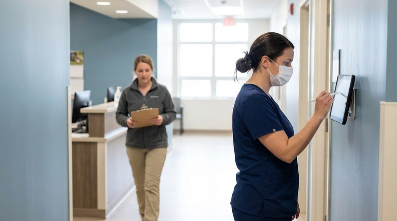 Paperless HR for rural hospitals with UKG kiosk