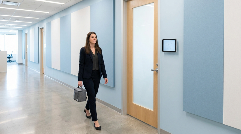 PUMP Act lactation breaks UKG tablet time clock near private room