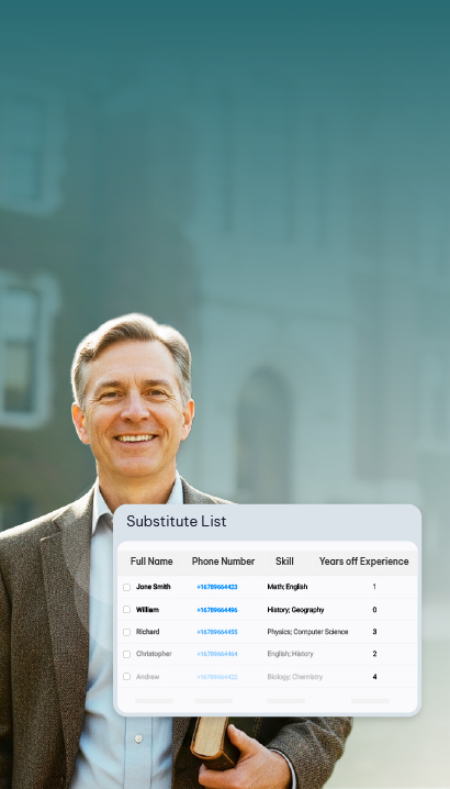 Substitute-Qualification