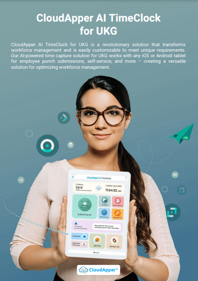 CloudApper AI TimeClock for UKG